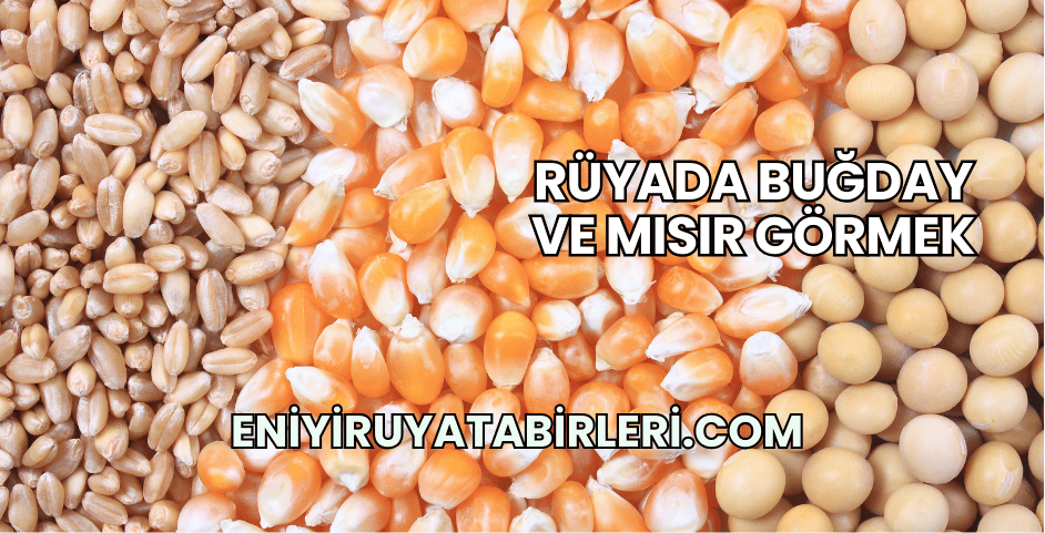 Rüyada Buğday ve Mısır Görmek