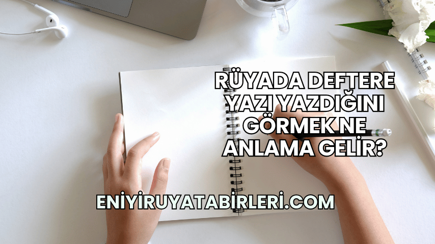 Rüyada Deftere Yazı Yazdığını Görmek Ne Anlama Gelir?