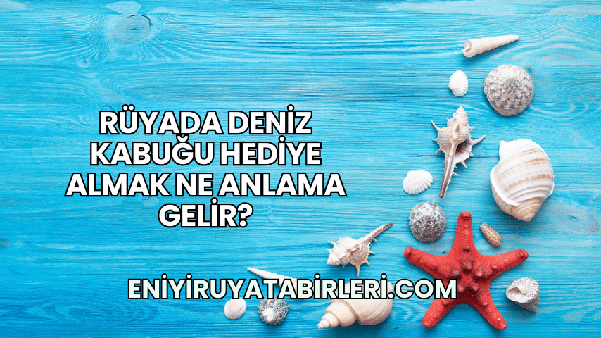 Rüyada Deniz Kabuğu Hediye Almak Ne Anlama Gelir?