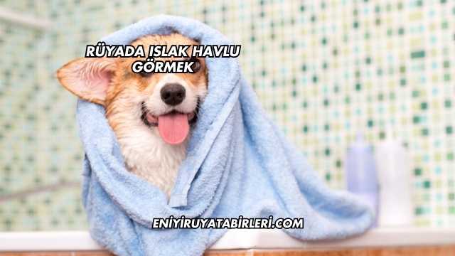 Rüyada Islak Havlu Görmek